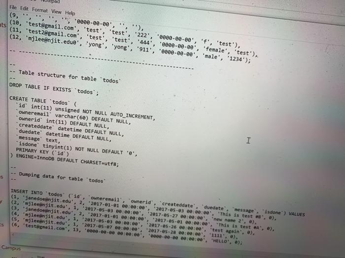 Solved Homework 4 SQL statements Please download the sql | Chegg.com