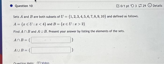 Solved Sets A And B Are Both Subsets Of | Chegg.com