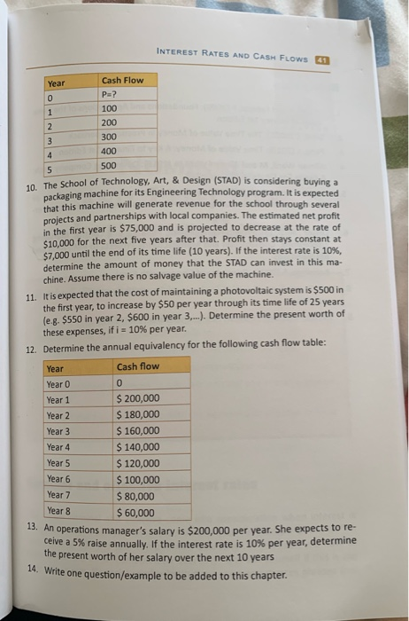 Solved pler, we discussed the time value of money concept | Chegg.com