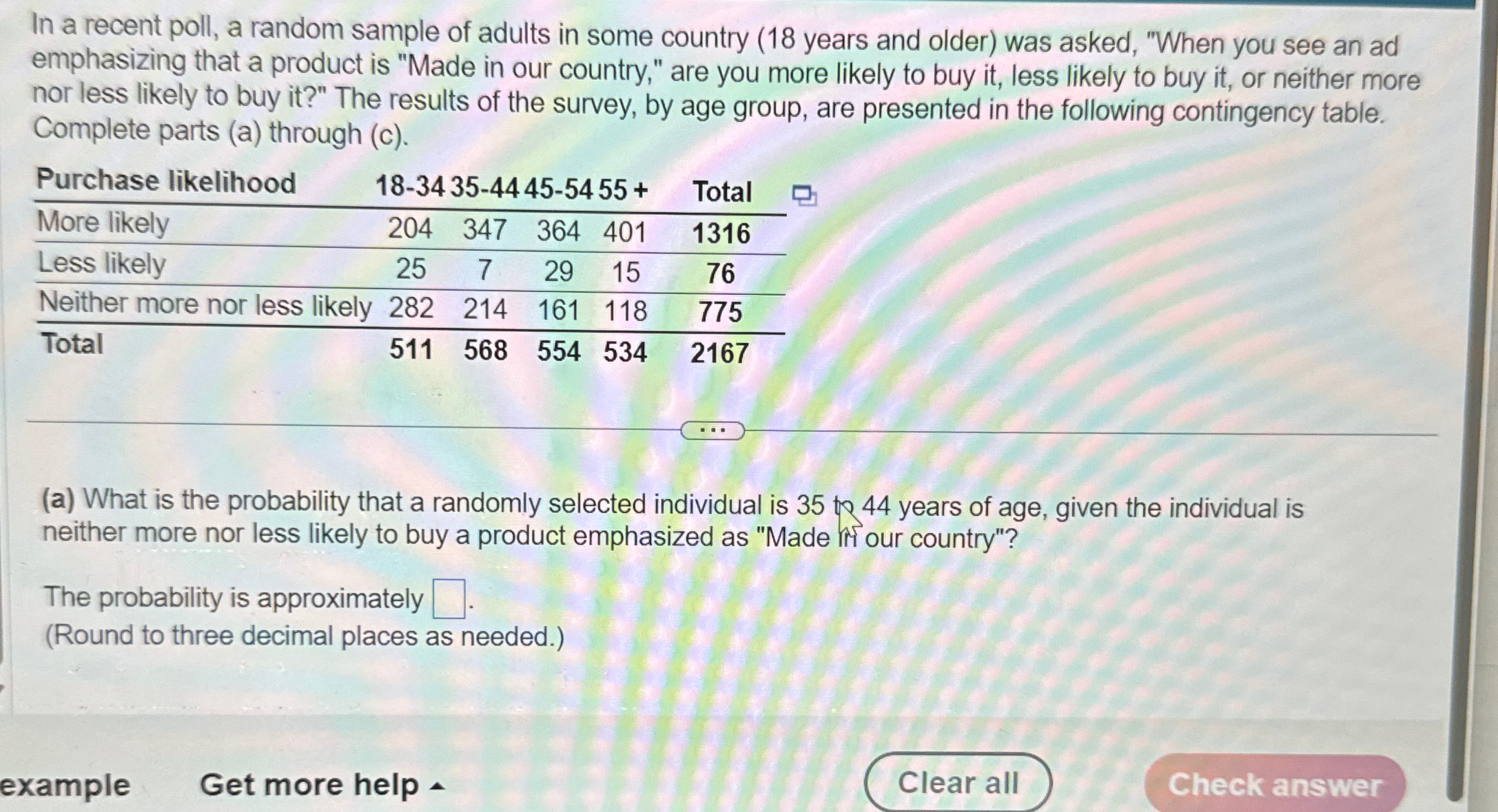 Solved In a recent poll, a random sample of adults in some | Chegg.com