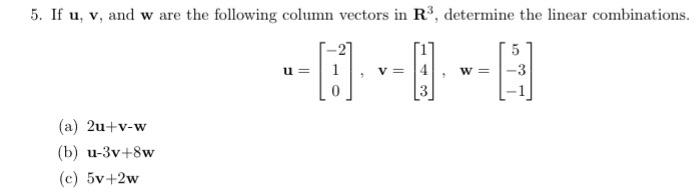 Solved This is a Linear Algebra Problem. Please provide a | Chegg.com