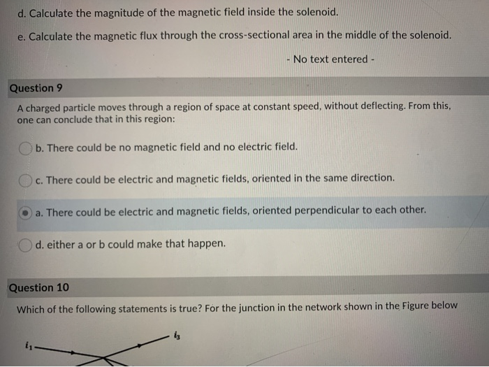 Solved d. Calculate the magnitude of the magnetic field | Chegg.com