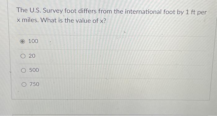 Difference Between The International And U.S. Survey Foot – SKWMJ