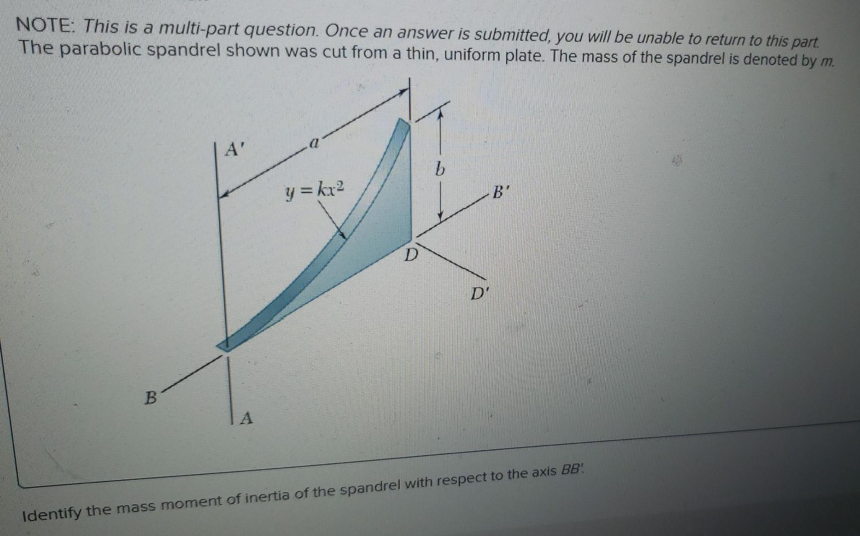 Solved NOTE: This is a multi-part question. Once an answer | Chegg.com