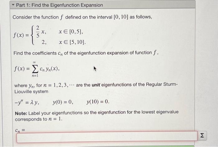 Solved Consider the function f defined on the interval | Chegg.com