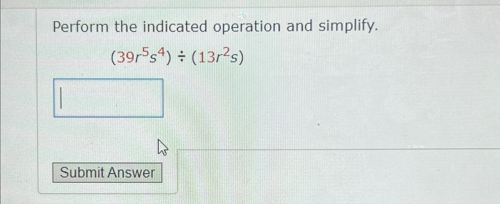 Solved Perform the indicated operation and | Chegg.com