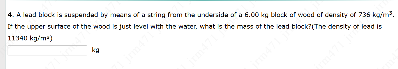 Lead Block Science Class Solved 4. A lead block is suspended by means of a string | Chegg.com