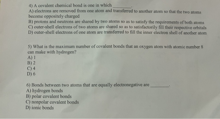 Solved 2) Atoms have no electric charge because they have A) | Chegg.com