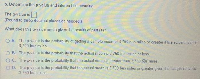 Solved A Metropolitan Transportation Authority Has Set A Bus | Chegg.com