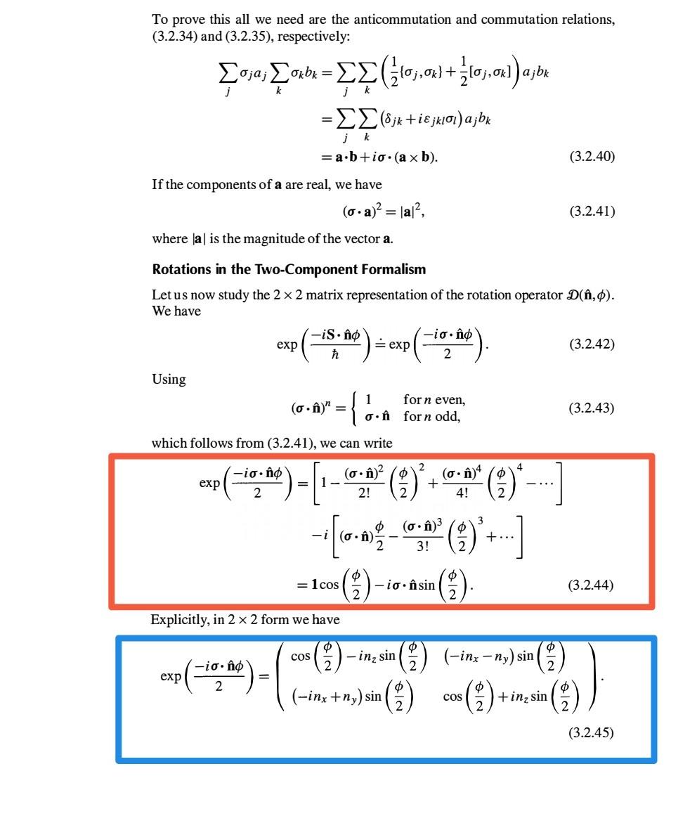 Solved To prove this all we need are the anticommutation and | Chegg.com