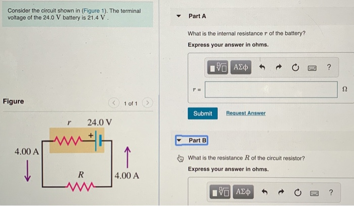 Solved Consider the circuit shown in (Figure 1). The | Chegg.com
