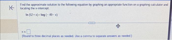 Solved Find The Approximate Solution To The Following | Chegg.com