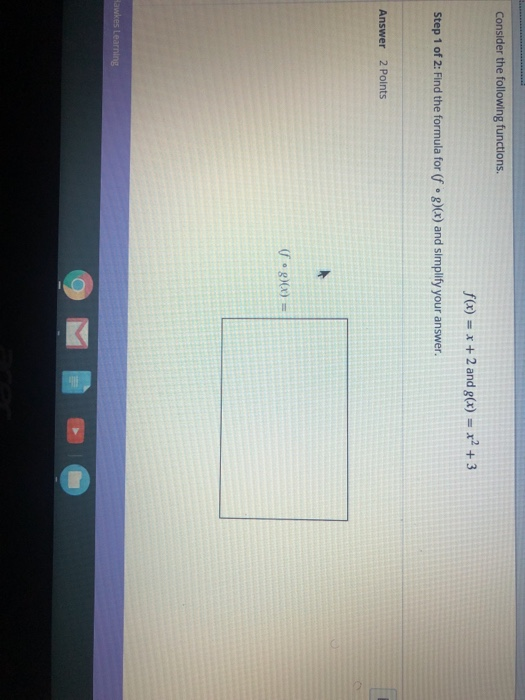 Solved Consider the following functions. f(x) = x + 2 and | Chegg.com