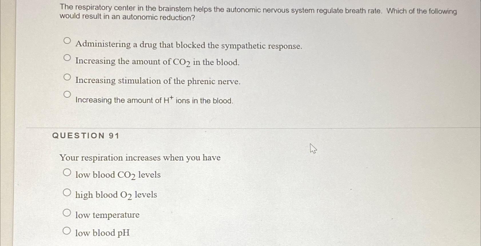 Solved The respiratory center in the brainstem helps the | Chegg.com