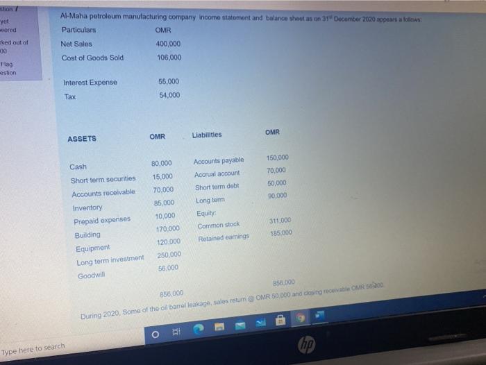 Solved You logged in a Long term investment Goodwill