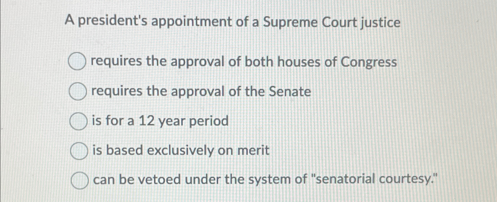 Who approves the appointment of a supreme court outlet justice