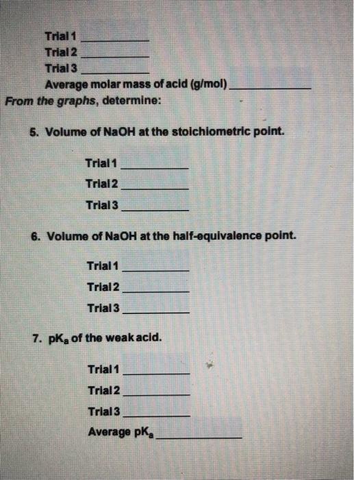 Lab 7 Potentiometric Analysis Data Analysis (Updated
