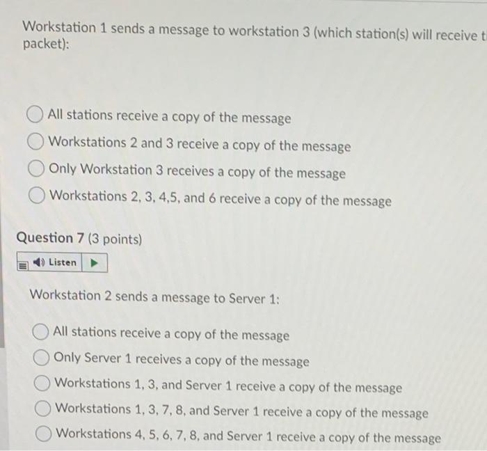 Solved (Problems 6-11) The local area network shown in the | Chegg.com