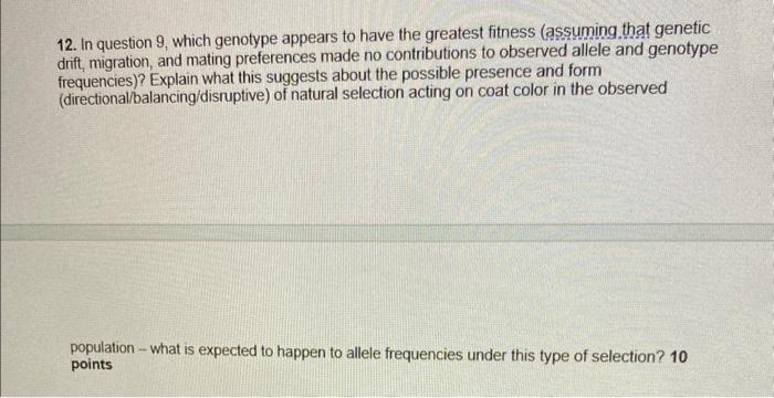 Solved 9. Describe two processes by which an allele can | Chegg.com