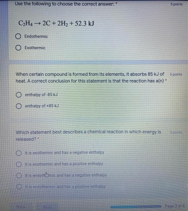 Solved Use the following to choose the correct answer 5 Chegg