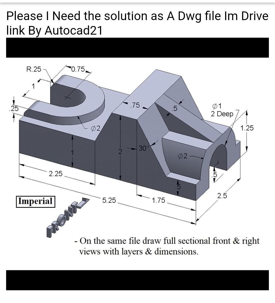 Solved I Need The Solution As A Dwg File Not Just Pics As A | Chegg.com