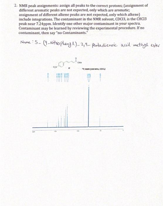 nmr peak assignments