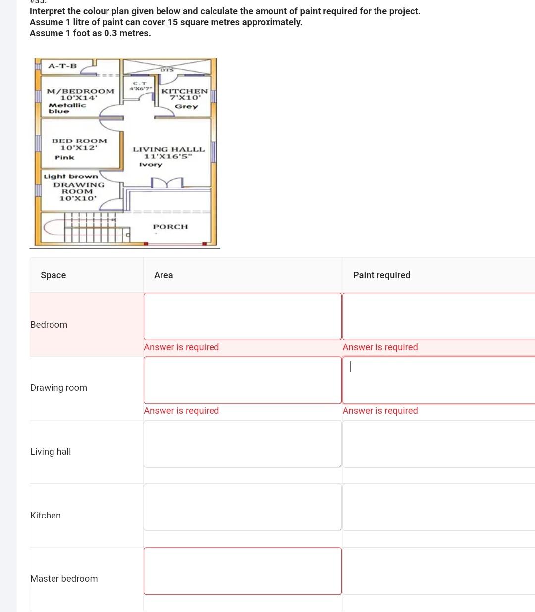 solved-interpret-the-colour-plan-given-below-and-calculate-chegg