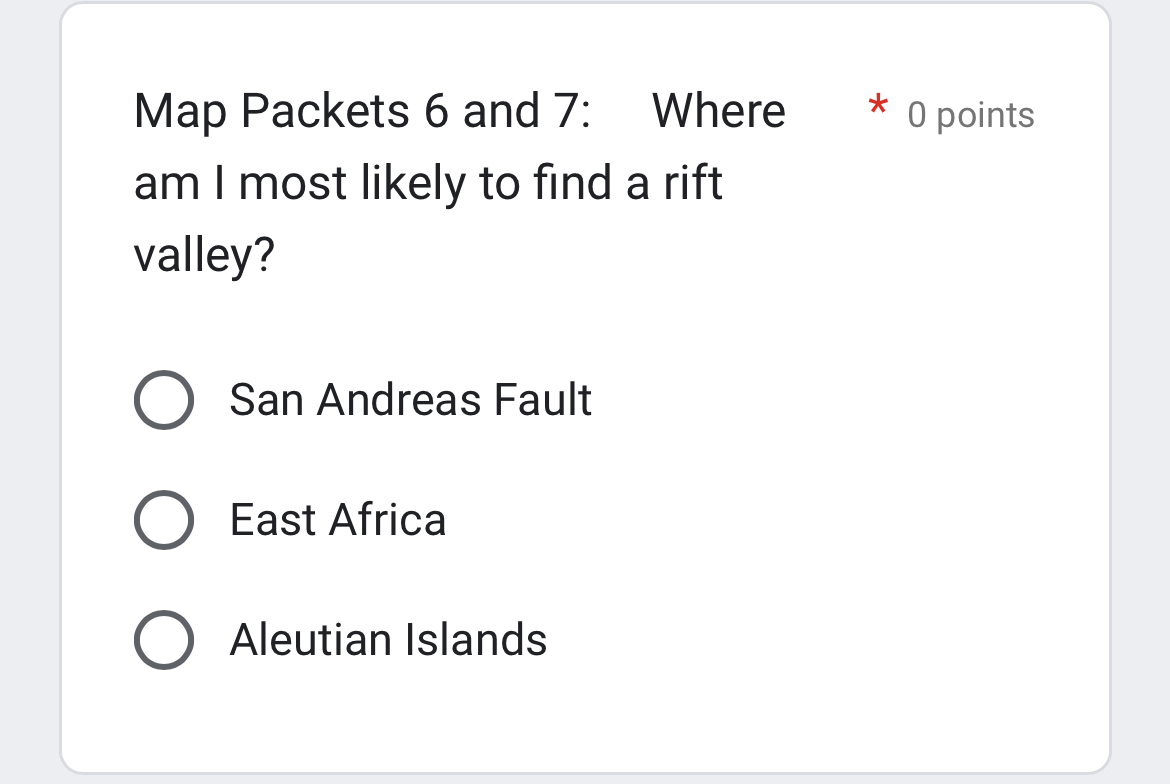 Solved Map Packets 6 ﻿and 7:Where0 ﻿pointsam I most likely | Chegg.com