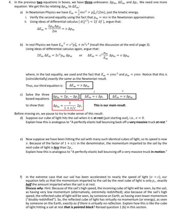 Transfer of Light Momentum We will now shine a beam Chegg