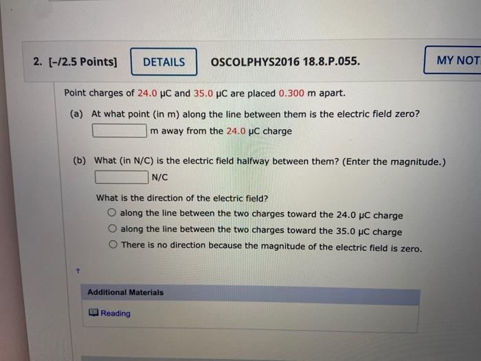 Solved 2 2 5 Points] Details Oscolphys2016 18 8 P 055