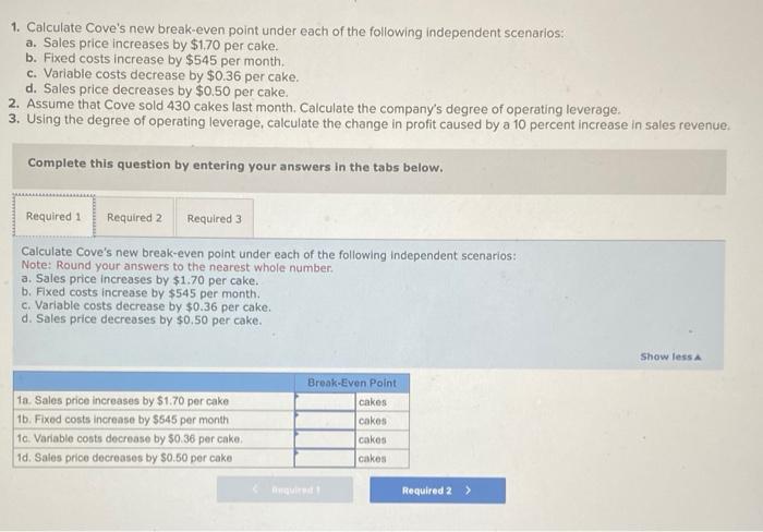 Solved E6-4 (Algo) Analyzing Changes in Price, Cost | Chegg.com