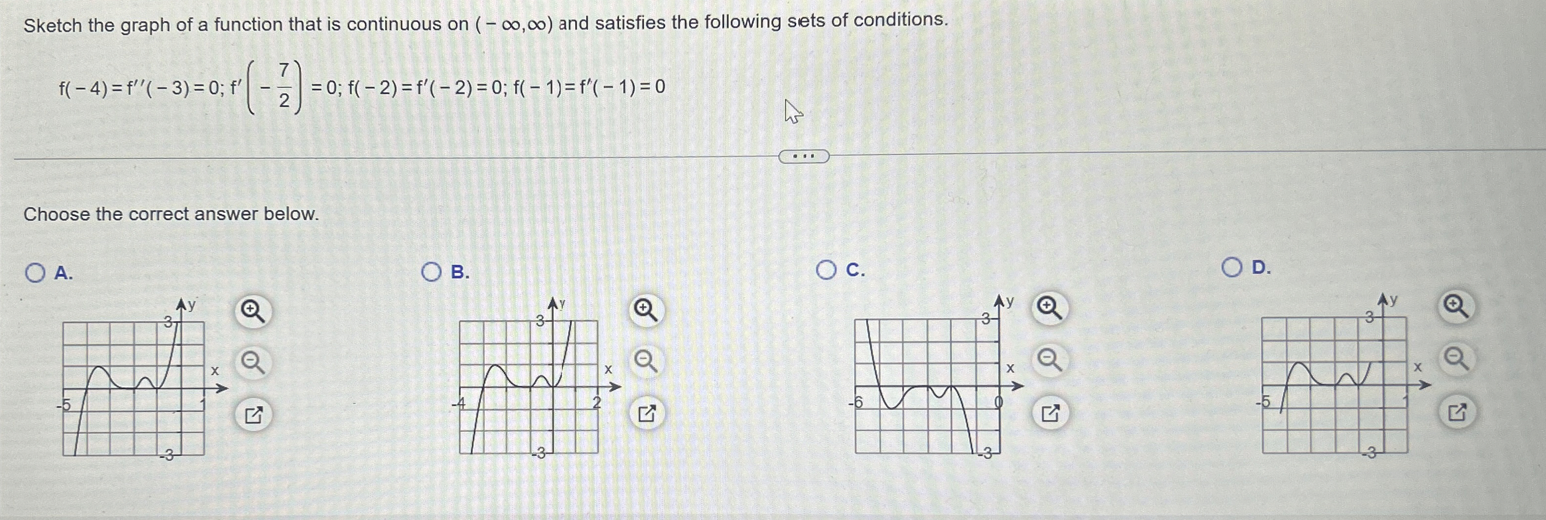 Solved Sketch the graph of a function that is continuous on | Chegg.com