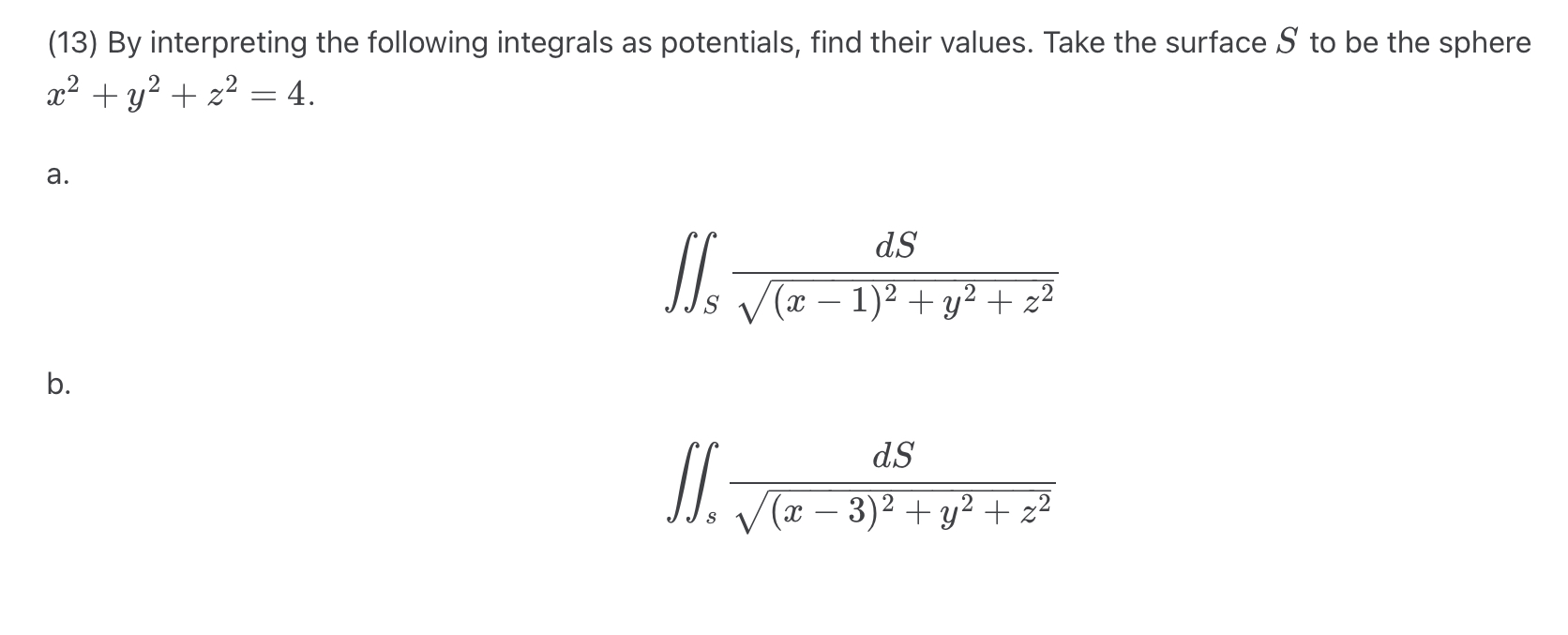 Solved Vector Analysis ﻿By interpreting the following | Chegg.com