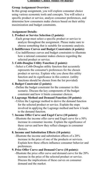 Solved Group Assignment Overview: In this group assignment, | Chegg.com