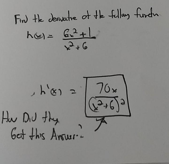 Solved Im trying to figure out how they got 70 ---- (x^2 | Chegg.com