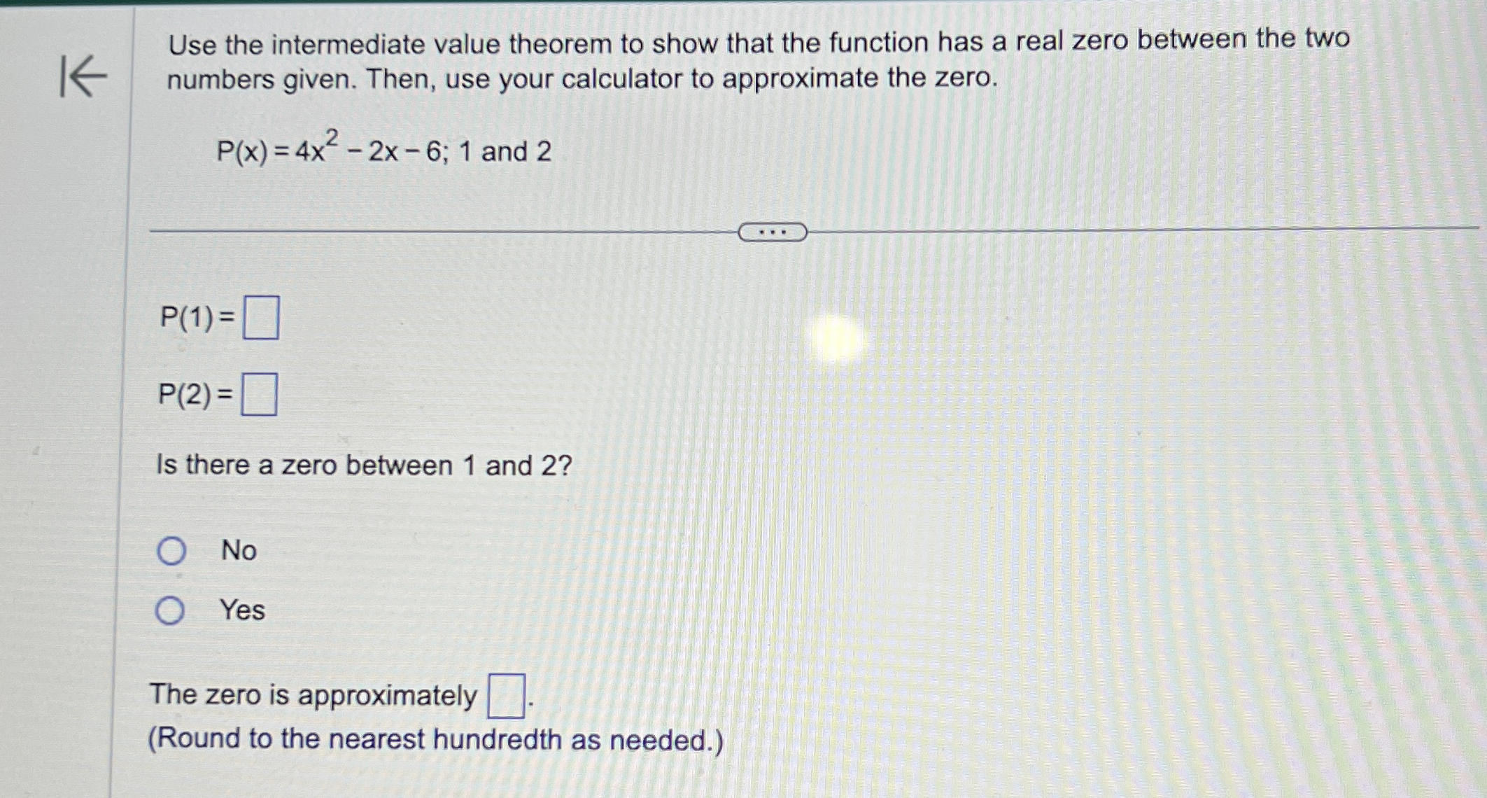 Solved Use the intermediate value theorem to show that the | Chegg.com