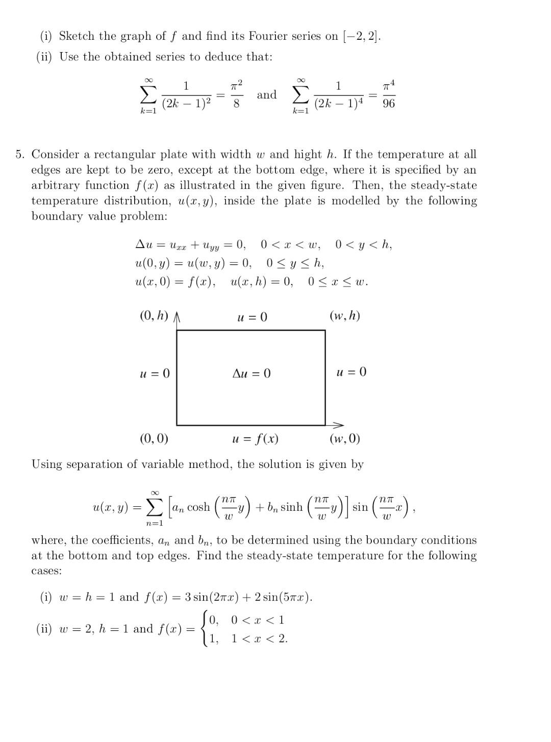 Solved e2t 1. Write the following function using unit step | Chegg.com