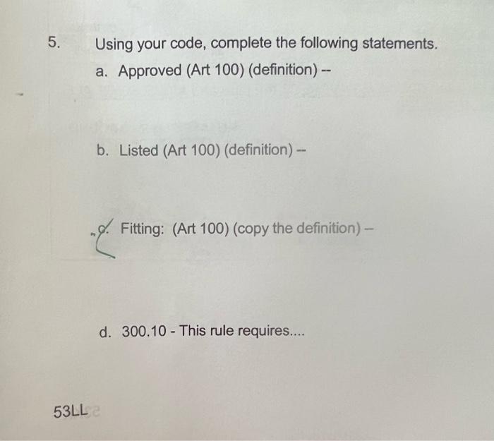 Solved Using your code, complete the following statements. | Chegg.com