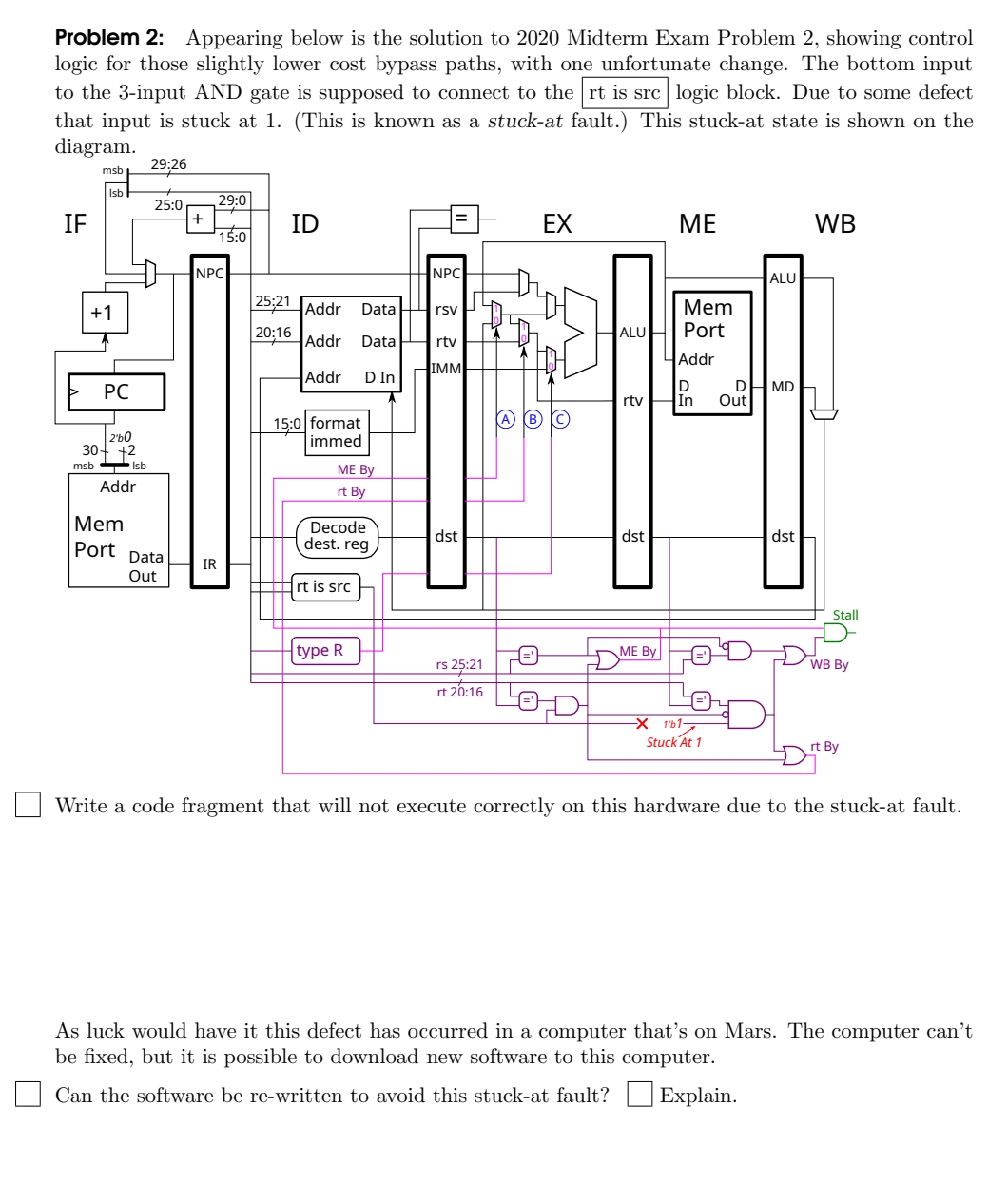 Solved Problem 2: Appearing below is the solution to 2020 | Chegg.com