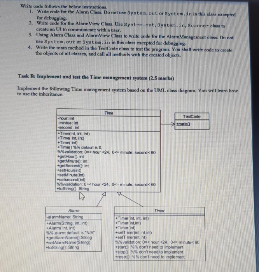 Solved Task A Implement And Test The Alarm Management 7937