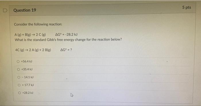 Solved Consider The Following Reaction: | Chegg.com