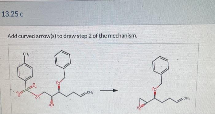 Solved Add curved arrow(s) to draw step 2 of the mechanism. | Chegg.com