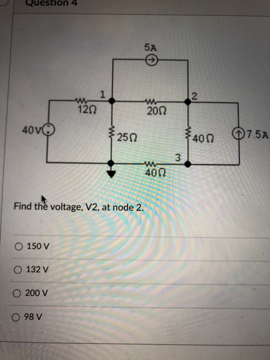 Solved Question 3 Use the following circuit for questions | Chegg.com