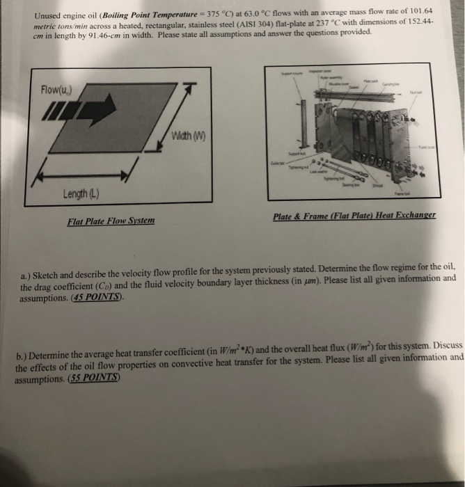 Unused engine oil (Boiling Point Temperature 375