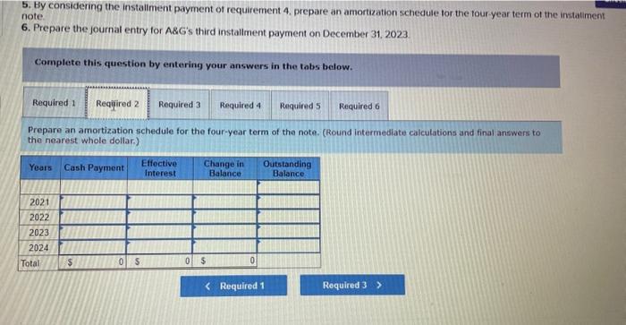 Solved Problem 14-13 (Algo) Note and installment note with | Chegg.com