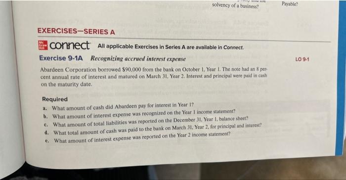 Solved COMNCCt All applicable Exercises in Series A are | Chegg.com