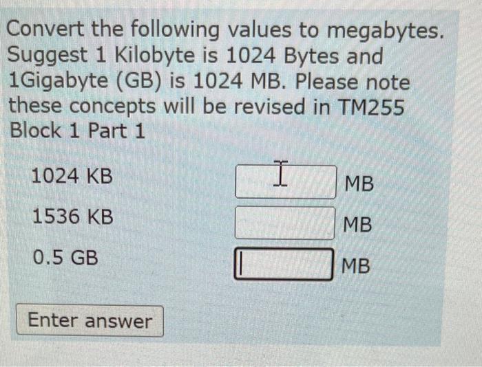 Kilobyte converter outlet