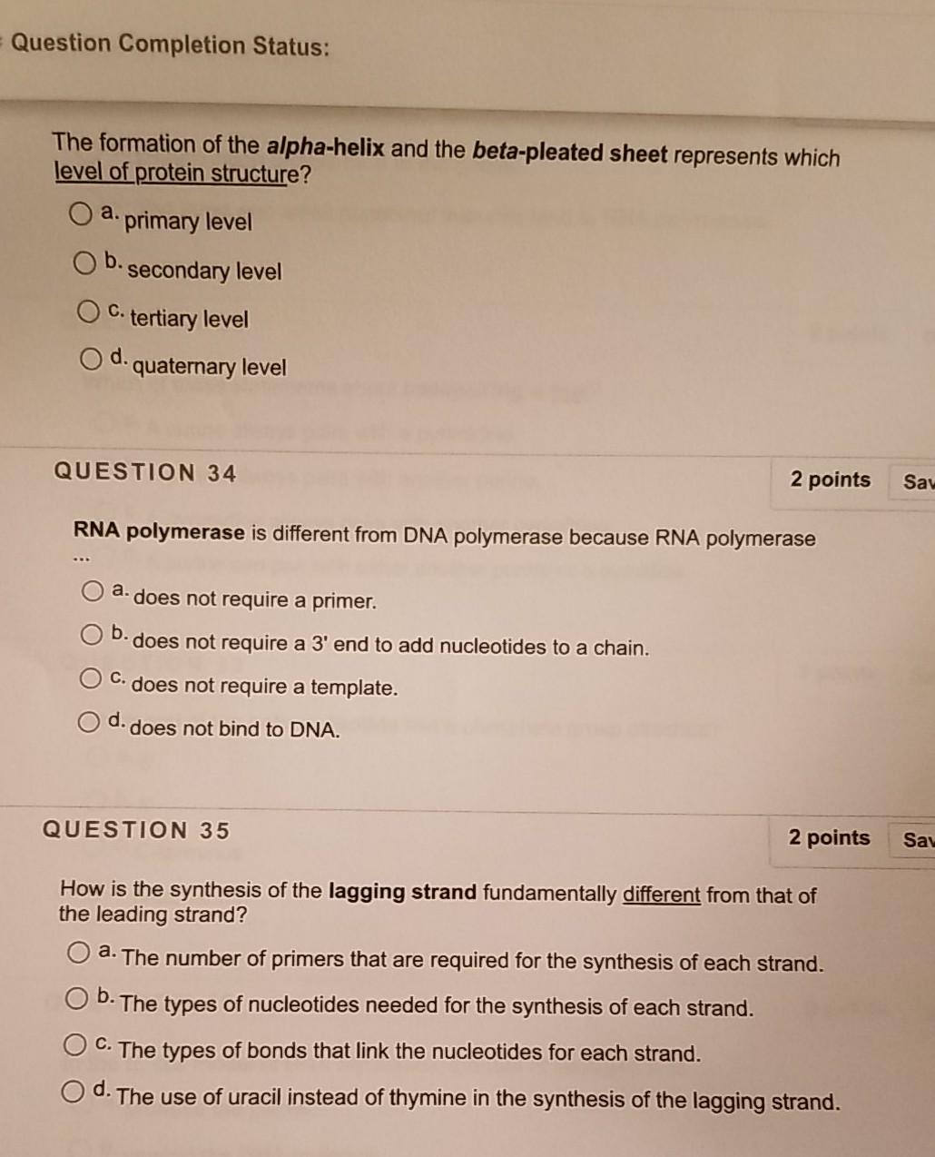 Solved Question Completion Status: The formation of the | Chegg.com