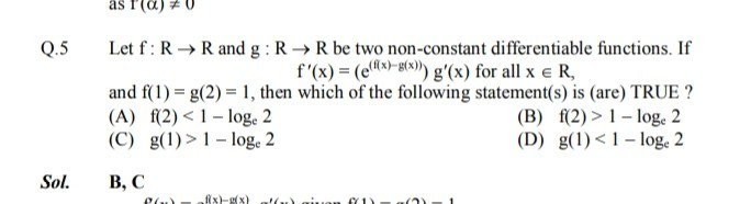 Solved As L A Q 5 Let F Rr And G Rr Be Two Non Consta Chegg Com