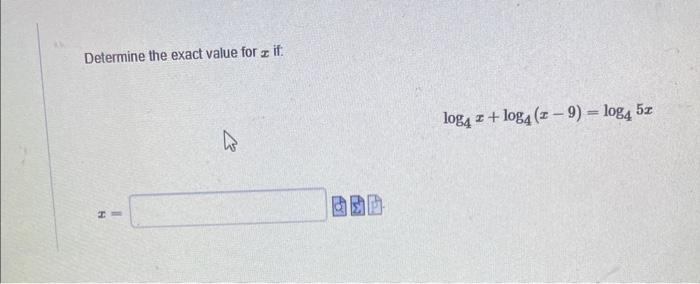 what is the value of x if log x 1296 4